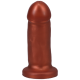 Tantus They/Them Soft Silicone Dildo — Copper, 1.6 in x 5.5 in - TS3716