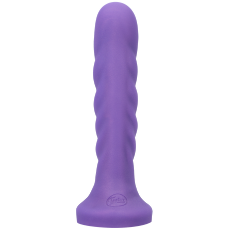 Tantus Echo Silicone Vibrator — 6.5" Insertable, Midnight Purple - TS311MP