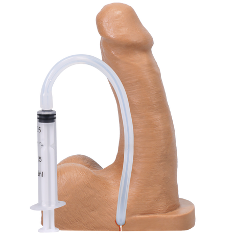 Tantus POP N' Play Squirting Packer — Honey, 5 in - TS1958HY