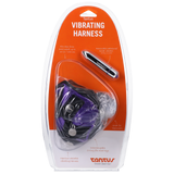 Tantus Velvet Vibrating Harness, Lilac — Includes Bullet Vibe - TS8686