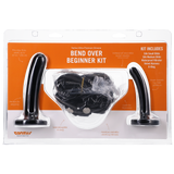 Tantus Bend Over Beginner Kit — Onyx Strap-On Kit with 2 Dildos - TS4015