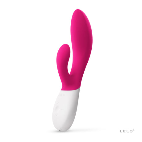 LELO Ina Wave 2 Rabbit Vibrator — Cerise - LELO-8472