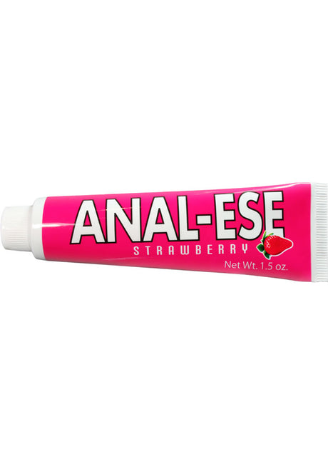 Anal-Ese Cream Strawberry Flavor 1.5 Oz by Nasstoys
