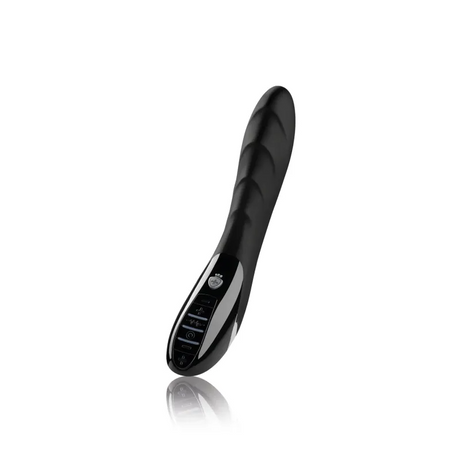 Mystim Sizzling Simon eStim Vibrator — 27 cm, Black - MY8721