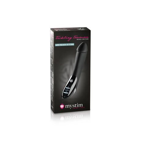Mystim Tickling Truman e‑Stim Vibrator — 27 cm, Black - MY8677