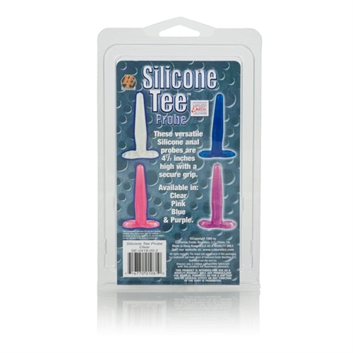 Silicone Tee Probe 4.5 Inches - Clear by CalExotics