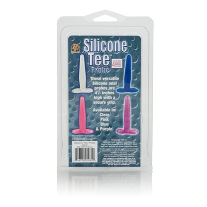 Silicone Tee Probe 4.5 Inches - Clear by CalExotics