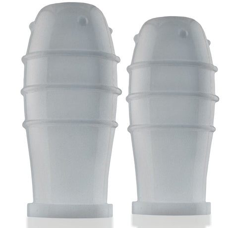 OXBALLS Lankyz Silicone Nipsuckers — Clear, 2.7 in Depth - OX-3211-CLR
