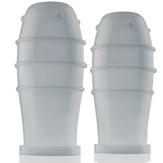 OXBALLS Lankyz Silicone Nipsuckers — Clear, 2.7 in Depth - OX-3211-CLR