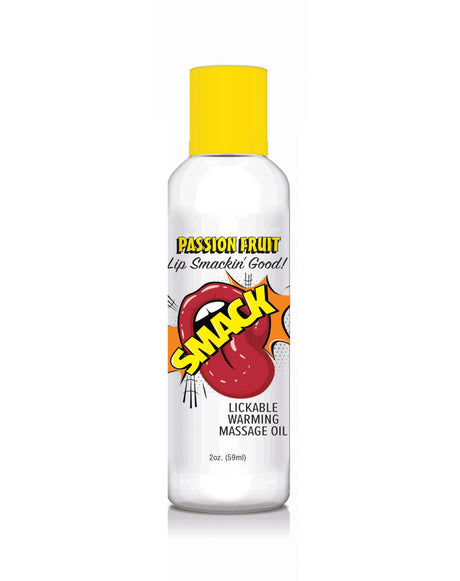 Little Genie Warming Lickable Massage Oil — Passion Fruit, 2 oz - LG-BT407