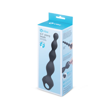 b-Vibe 6.5" Vibing Beads — 3 Speeds, 6 Patterns - BV4987