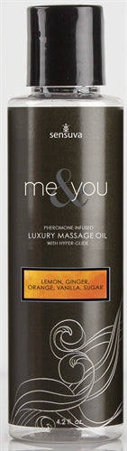 "Me and You Massage Oil - Lemon Ginger Orange Vanilla Sugar - 4.2 Fl. Oz. SEN-VL444"