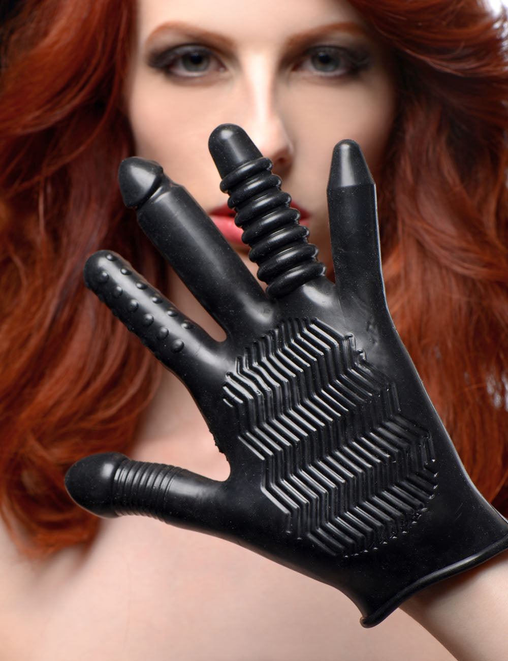 Pleasure Poker Textured Glove by XR Brands