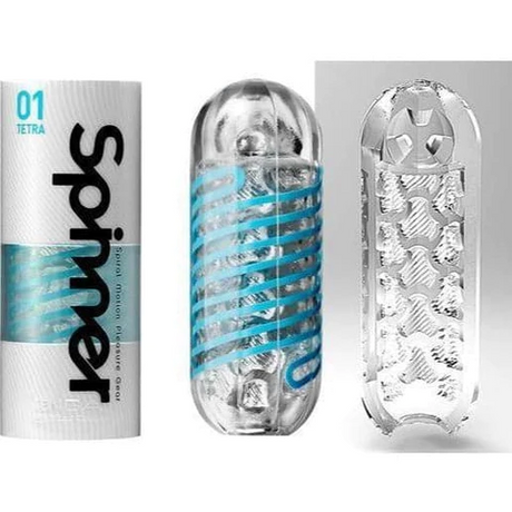 Tenga Spinner 01 Tetra Male Sleeve — Stretch Insert, Sample Lube - TN501