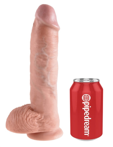 King Cock 10-Inch Cock With Balls - Flesh by Pipedream