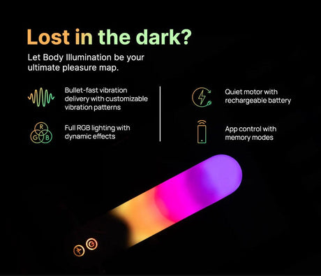 Illumination by Paradise The Bullet — App-Enabled RGB Bullet Vibrator - PR5441