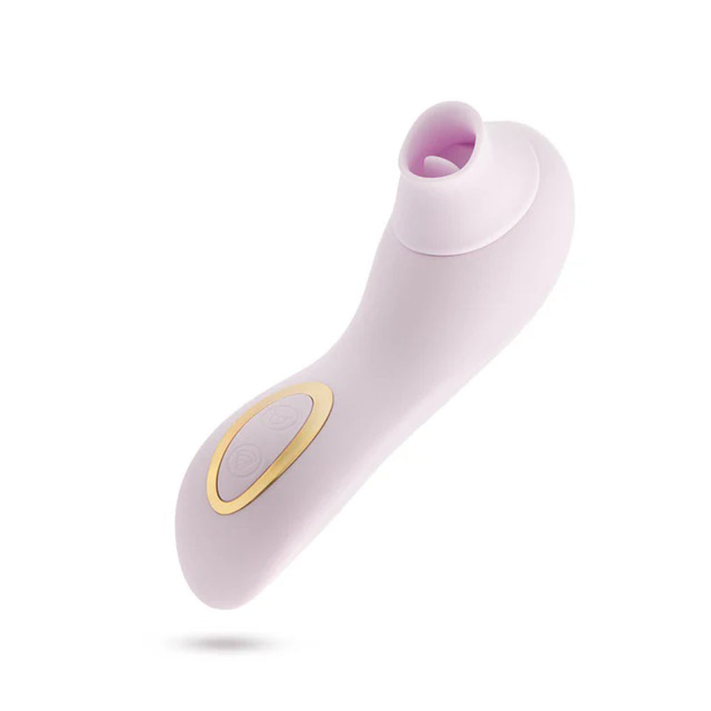 Blush Delice Fleur Air Pulsing Clitoral Stimulator — Barely Purple, 6 in - BL-22601