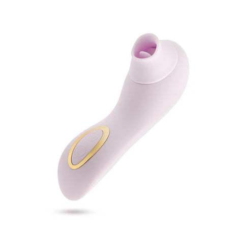 Blush Delice Fleur Air Pulsing Clitoral Stimulator — Barely Purple, 6 in - BL-22601