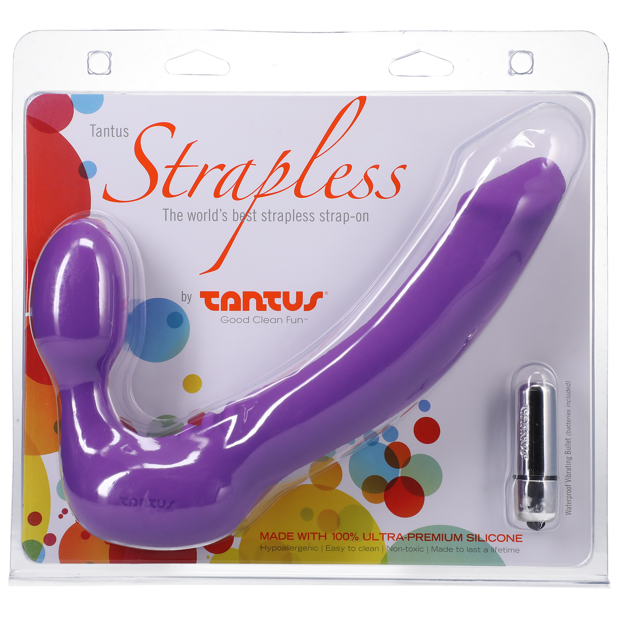 Tantus Strapless Classic Strap-On — Lavender Medium - TS7487