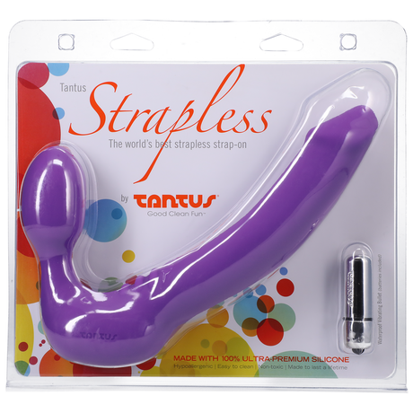 Tantus Strapless Classic Strap-On — Lavender Medium - TS7487