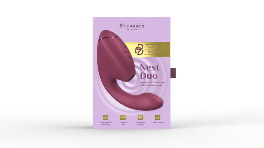 Womanizer Next Duo Dual-Stimulation Vibrator — Dusky Pink - WZ2294