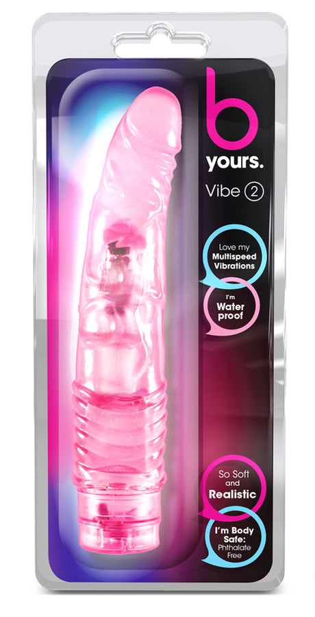 B Yours Cock Vibe #2 - Pink by Blush
