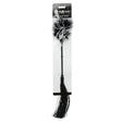 Sportsheets Whip and Tickler — 16 in Marabou & Rubber, Black - SS760-27
