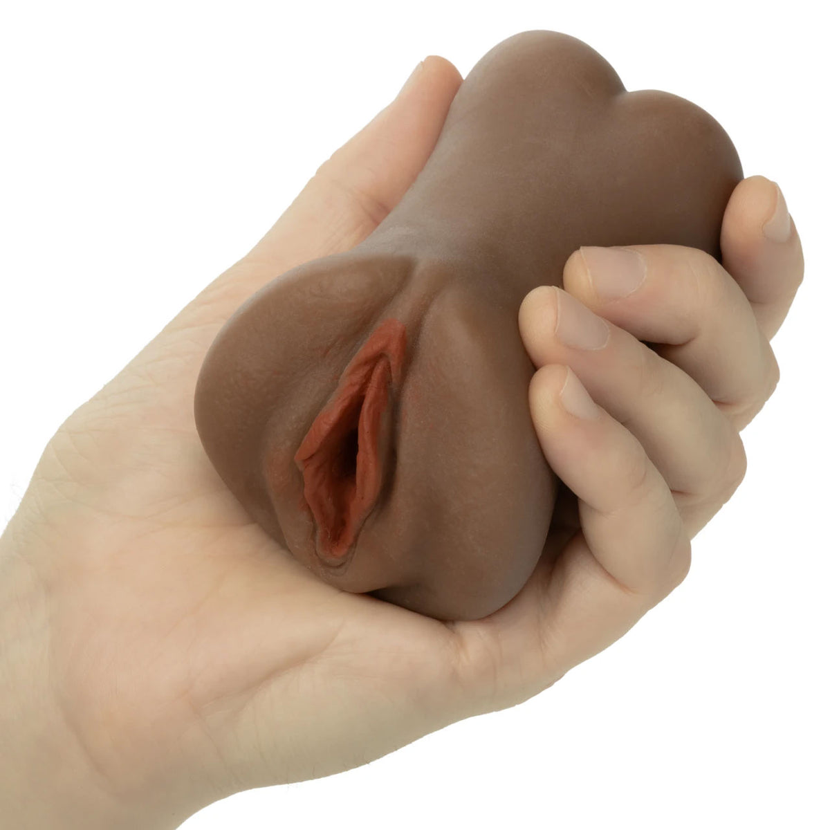 CalExotics Cherry Poppers The Teacher's Pet Masturbator — Brown, 4.25 x 2.5 in - SE0882993