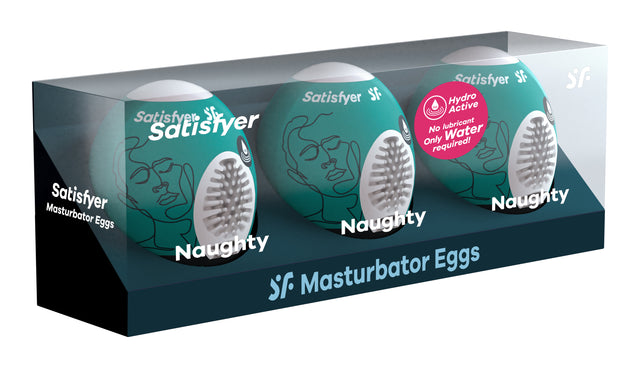 Satisfyer 3-Piece Masturbator Eggs — Naughty - SAT-9043477