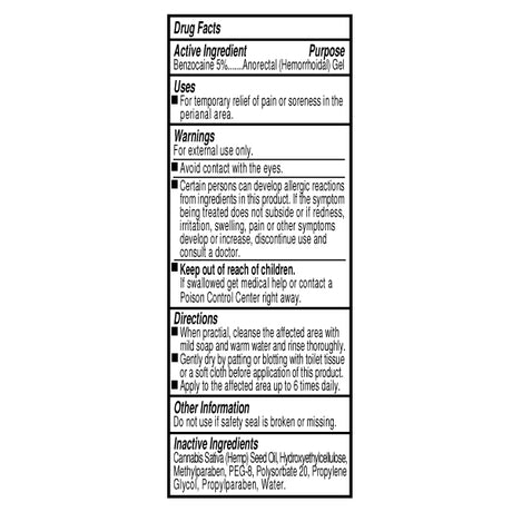 Body Action Butt Eze Anal Desensitizer Gel with Hemp — 50 Pack (Fish Bowl Display) - BA-BESPDJ