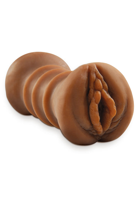 Pipedream Flip Me Over Dual-Entry Stroker — Brown (Fanta Flesh) - PDRD216