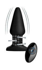 XR Brands R Smooth Rimming Plug with Remote Control - RM-AF483
