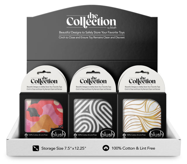 Blush Cotton Toy Bags — Assorted 18-Pack (9 x 11.8 in) - BL-99980-18