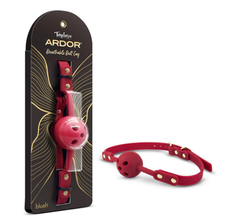 Blush Temptasia Ardor Breathable Ball Gag — Red - BL-55558
