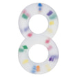 CalExotics Alpha Liquid Silicone Crazy 8 Party Ring — Dual Cock Ring, 1 in - SE1491182