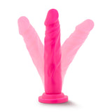 Blush Neo 7.5 Inch Dual Density Dildo, Neon Pink - BL-29110