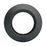 Pretty Love Brodan Super Soft Silicone Cockring, Black 55 mm - BI-210351