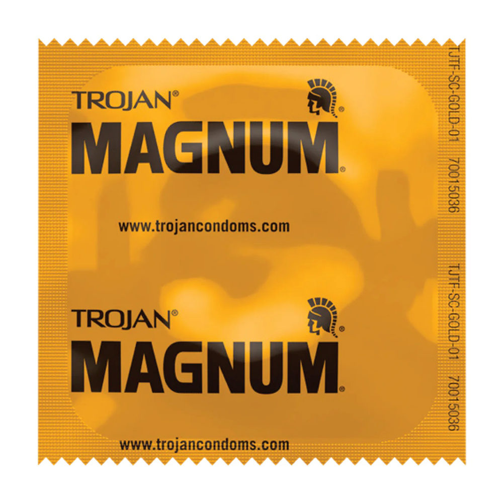 Paradise Marketing Trojan Magnum XL Bulk Condoms — 1000 Pack - TJ64209