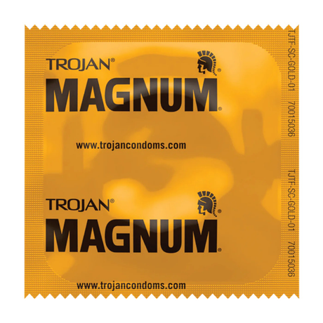 Paradise Marketing Trojan Magnum XL Bulk Condoms — 1000 Pack - TJ64209