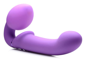 XR Brands G-Pulse Ergo-Fit Strapless Strap-On Vibrator — Purple (10 Pack) - SU-AG495-PUR