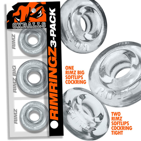 Rimringz Multi Size 3 Pack - Clear