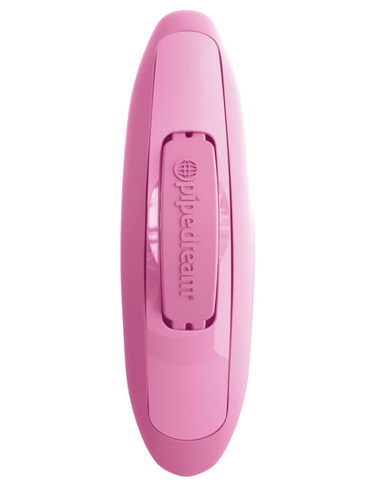 Threesome Rock n' Grind Silicone Vibrator - Pink by Pipedream