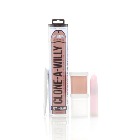 Clone-A-Willy Penis Casting Kit — Medium Skin Tone with 5" Vibrator - BD8592