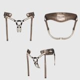 Strap-On-Me Desirous Leatherette Harness — Adjustable, Padded Back - SM7265