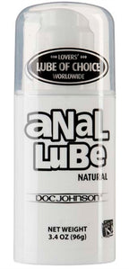 Anal Lube - Natural Lubricant - 3.4 Oz. Bulk
