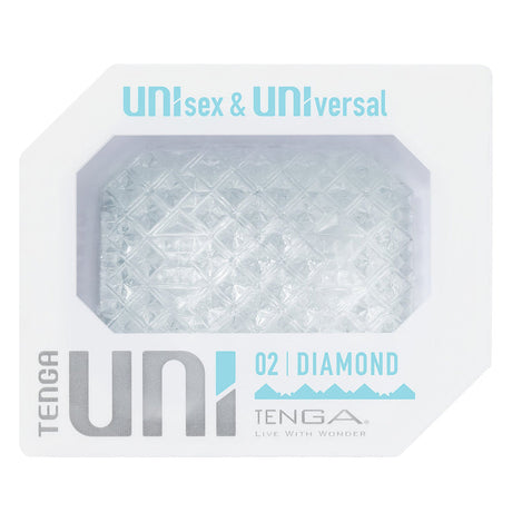 Tenga UNI Diamond — Disposable Unisex Stretch Sleeve with Pocket Lotion - TN702