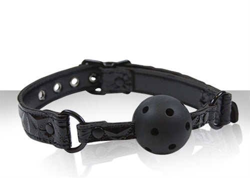 Sinful Ball Gag - Black by nsnovelties