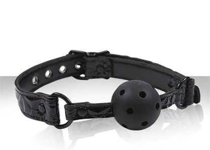 Sinful Ball Gag - Black by nsnovelties
