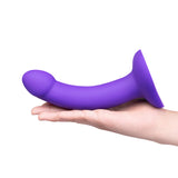 b-Vibe Curved Vibrating Strap-On Kit with 6.5in Silicone Dildo - BV1807