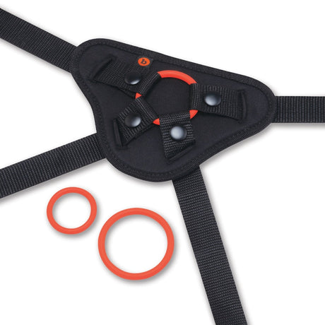 b-Vibe Beginners Strap-On Harness Set with 5" Silicone Dildo - BV5380